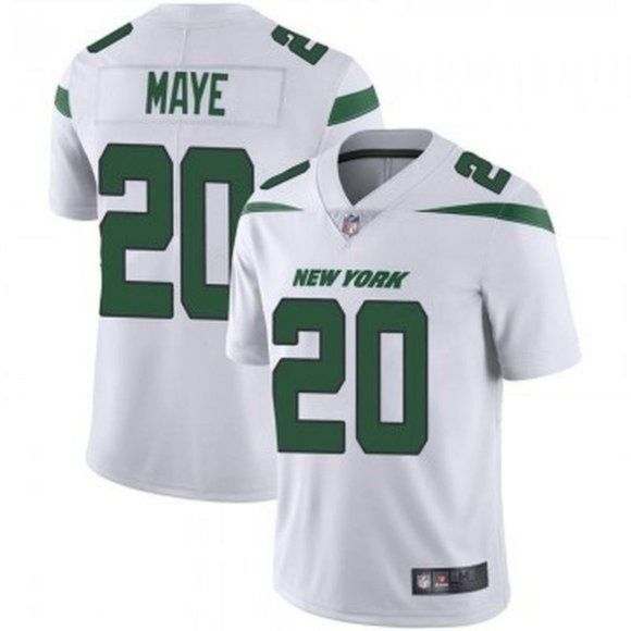 Men New York Jets #20 Marcus Maye Nike White Limited NFL Jersey->new york jets->NFL Jersey